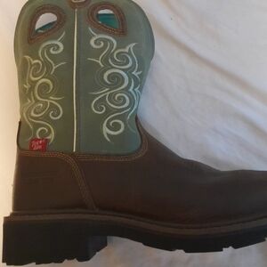 Tony Lama Brown and Black Boots